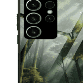 White Case for S23 Ultra Lightweight tempered glass case