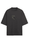 VIBHAN Peacock Feather Oversized T-Shirt