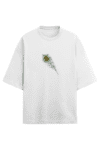 VIBHAN Peacock Feather Oversized T-Shirt