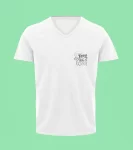 VIBHAN – Green Tea Lover V-Neck Half Sleeve Tee