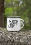 VIBHAN Queen Empowerment Enamel Mug