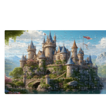 VIBHAN Enchanted Fairy Tale Castle Puzzle