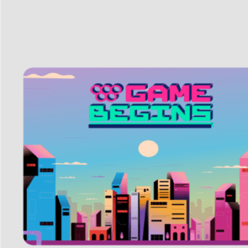 VIBHAN City Game Begins Mouse Pad