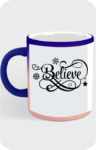 VIBHAN Believe Magic Mug for Inspiration