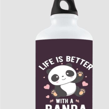 VIBHAN Panda Love Sipper Bottle