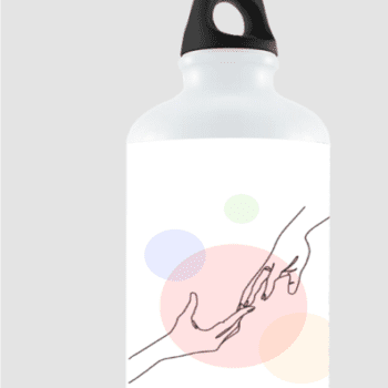 VIBHAN Artistic Hand Connection Sipper Bottle